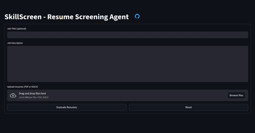 SkillScreen - Resume Screening Agent